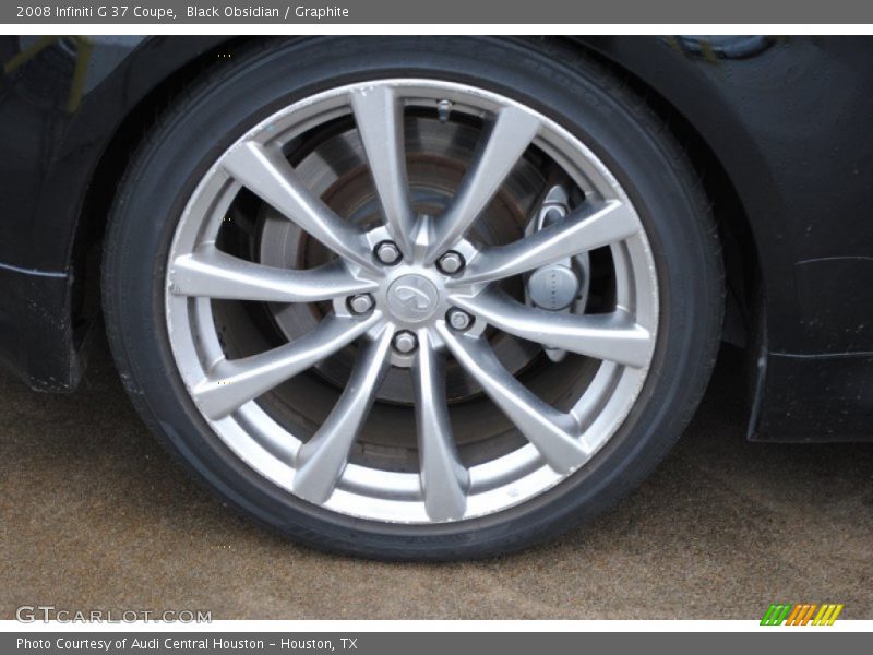 Black Obsidian / Graphite 2008 Infiniti G 37 Coupe