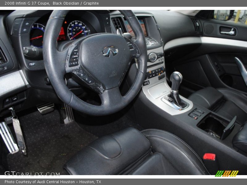 Black Obsidian / Graphite 2008 Infiniti G 37 Coupe