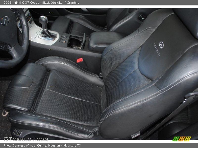 Black Obsidian / Graphite 2008 Infiniti G 37 Coupe