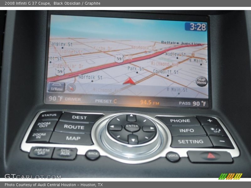 Black Obsidian / Graphite 2008 Infiniti G 37 Coupe