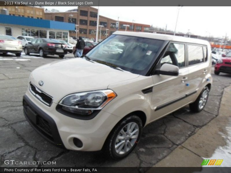 Dune Beige / Black Soul Logo Cloth 2013 Kia Soul +