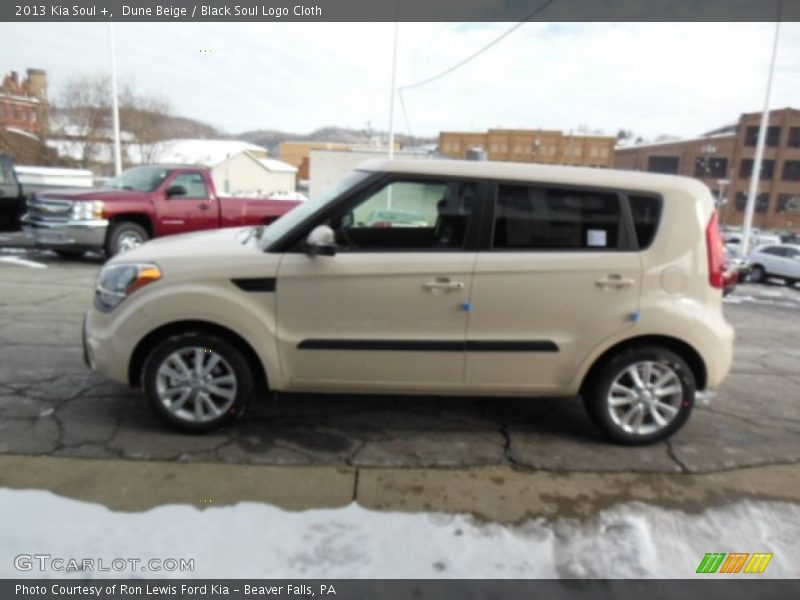 Dune Beige / Black Soul Logo Cloth 2013 Kia Soul +