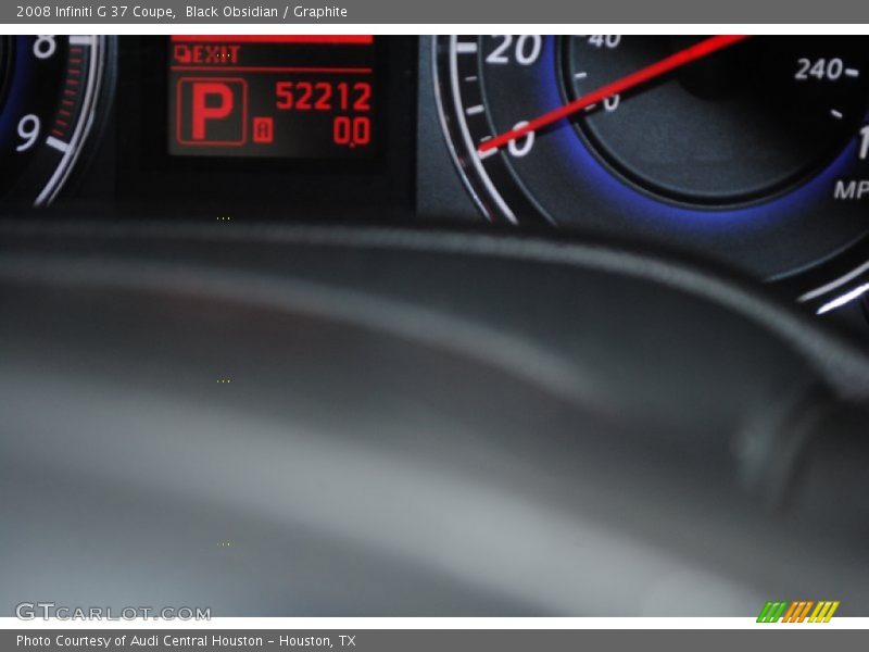 Black Obsidian / Graphite 2008 Infiniti G 37 Coupe