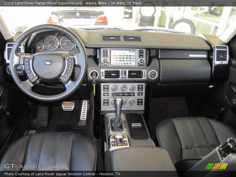 Alaska White / Jet Black/Jet Black 2009 Land Rover Range Rover Supercharged