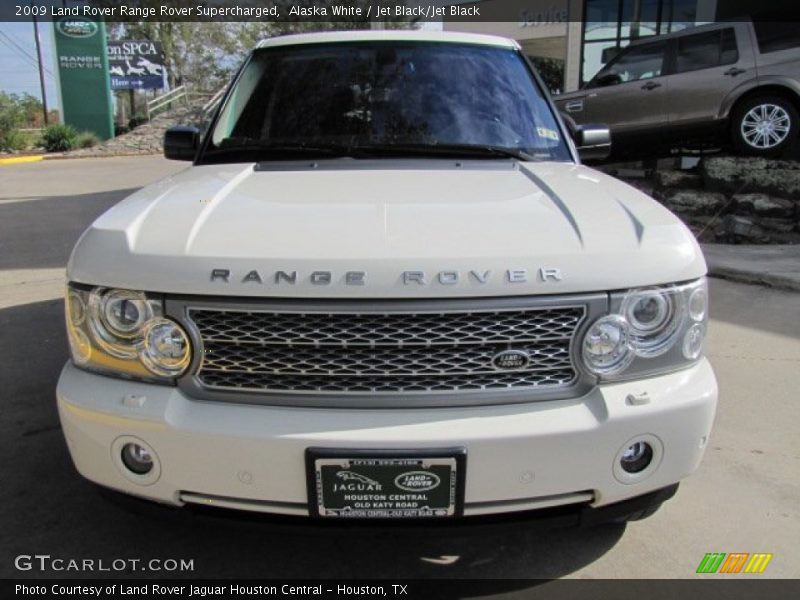 Alaska White / Jet Black/Jet Black 2009 Land Rover Range Rover Supercharged