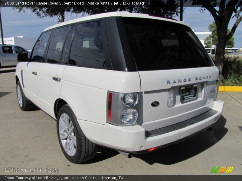 Alaska White / Jet Black/Jet Black 2009 Land Rover Range Rover Supercharged