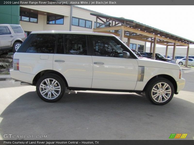 Alaska White / Jet Black/Jet Black 2009 Land Rover Range Rover Supercharged