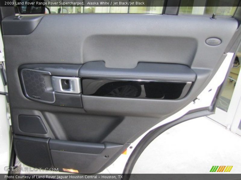 Alaska White / Jet Black/Jet Black 2009 Land Rover Range Rover Supercharged