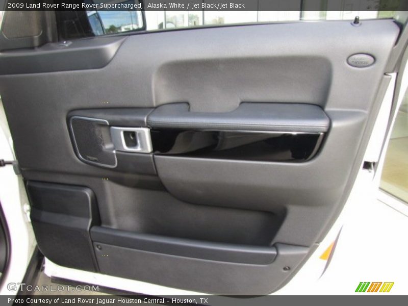 Alaska White / Jet Black/Jet Black 2009 Land Rover Range Rover Supercharged