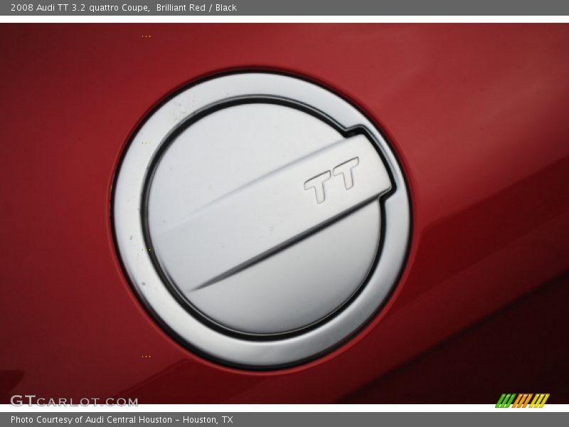 Brilliant Red / Black 2008 Audi TT 3.2 quattro Coupe