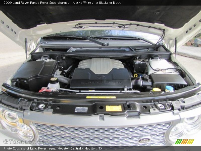 Alaska White / Jet Black/Jet Black 2009 Land Rover Range Rover Supercharged