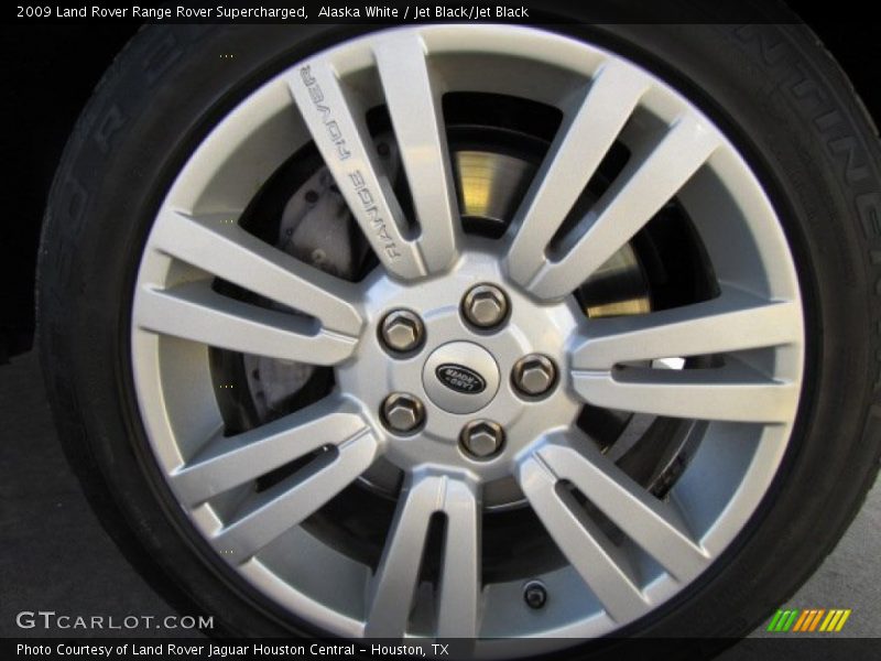 Alaska White / Jet Black/Jet Black 2009 Land Rover Range Rover Supercharged
