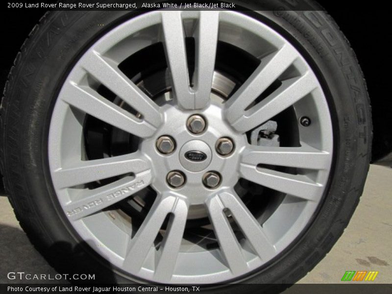 Alaska White / Jet Black/Jet Black 2009 Land Rover Range Rover Supercharged