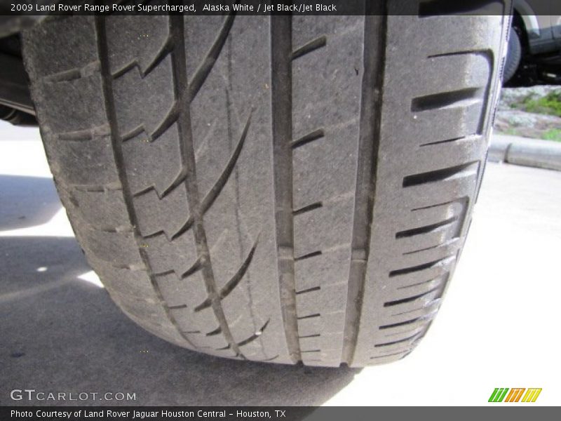 Alaska White / Jet Black/Jet Black 2009 Land Rover Range Rover Supercharged