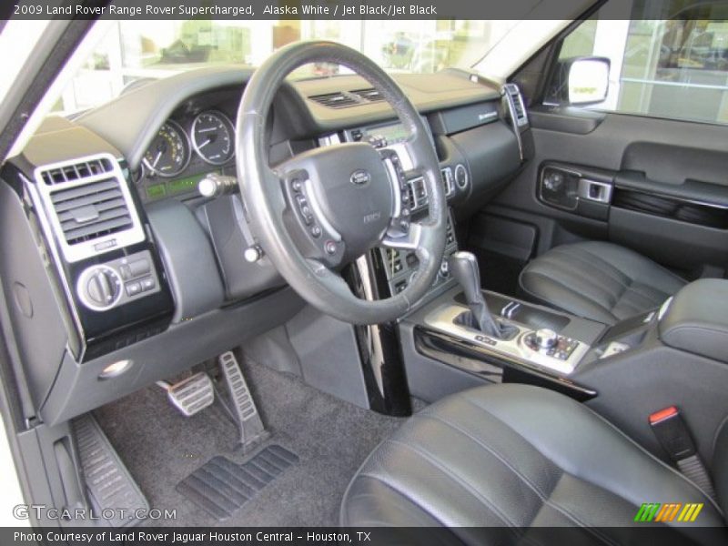 Alaska White / Jet Black/Jet Black 2009 Land Rover Range Rover Supercharged