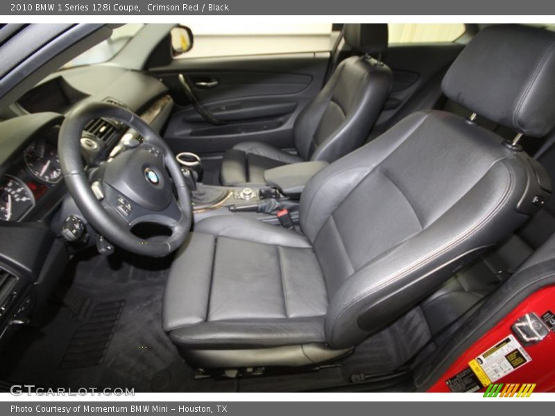 Crimson Red / Black 2010 BMW 1 Series 128i Coupe