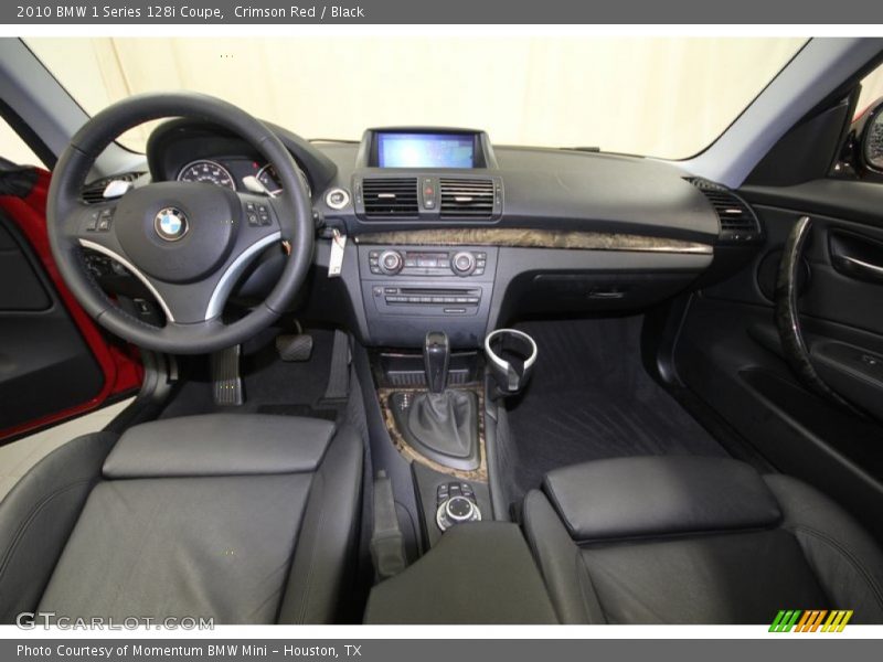 Crimson Red / Black 2010 BMW 1 Series 128i Coupe