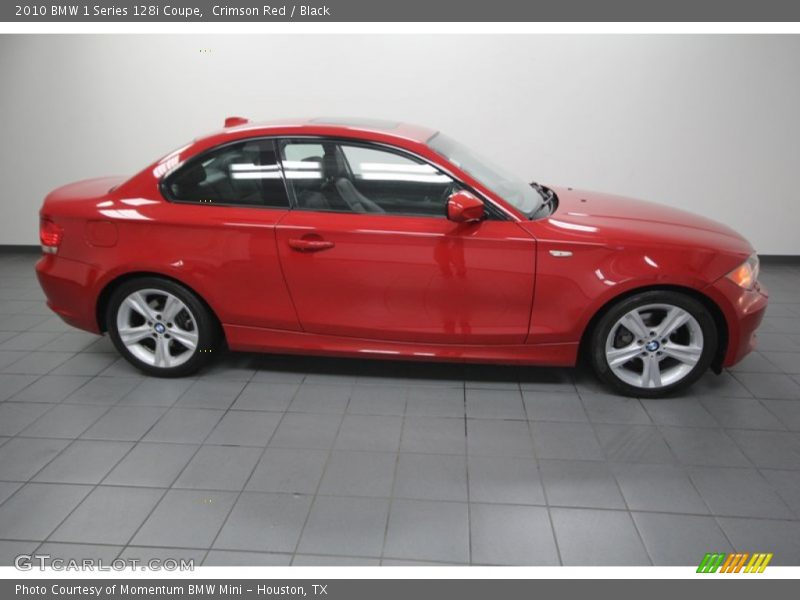 Crimson Red / Black 2010 BMW 1 Series 128i Coupe