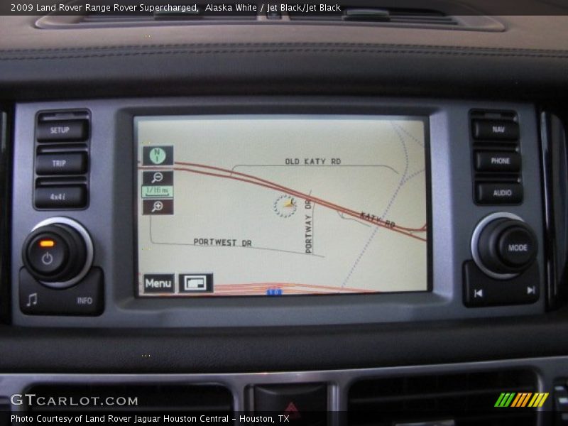 Alaska White / Jet Black/Jet Black 2009 Land Rover Range Rover Supercharged