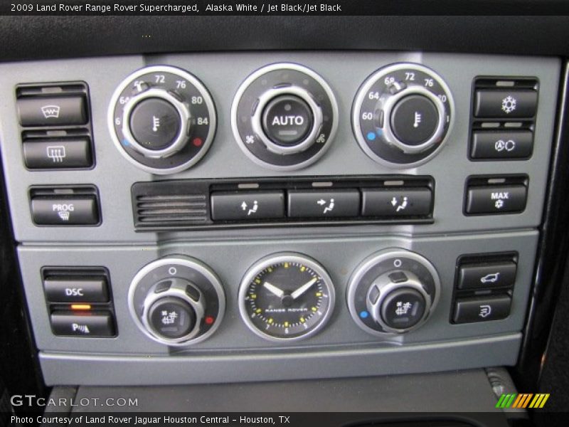 Alaska White / Jet Black/Jet Black 2009 Land Rover Range Rover Supercharged