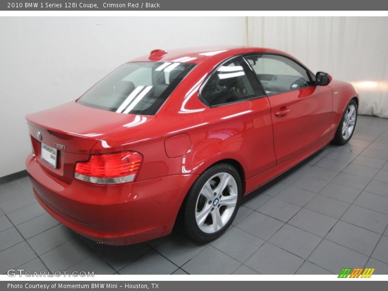 Crimson Red / Black 2010 BMW 1 Series 128i Coupe