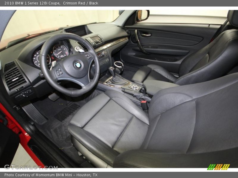 Crimson Red / Black 2010 BMW 1 Series 128i Coupe