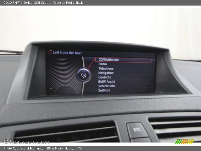 Crimson Red / Black 2010 BMW 1 Series 128i Coupe