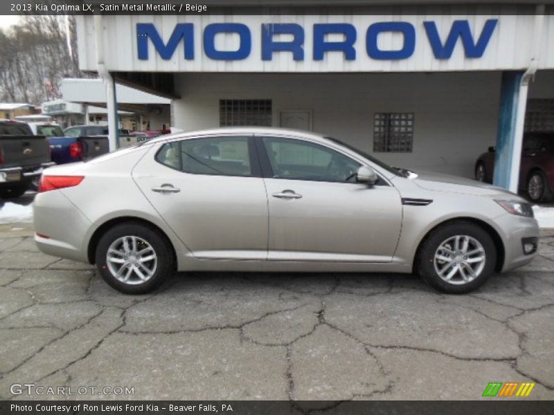 Satin Metal Metallic / Beige 2013 Kia Optima LX