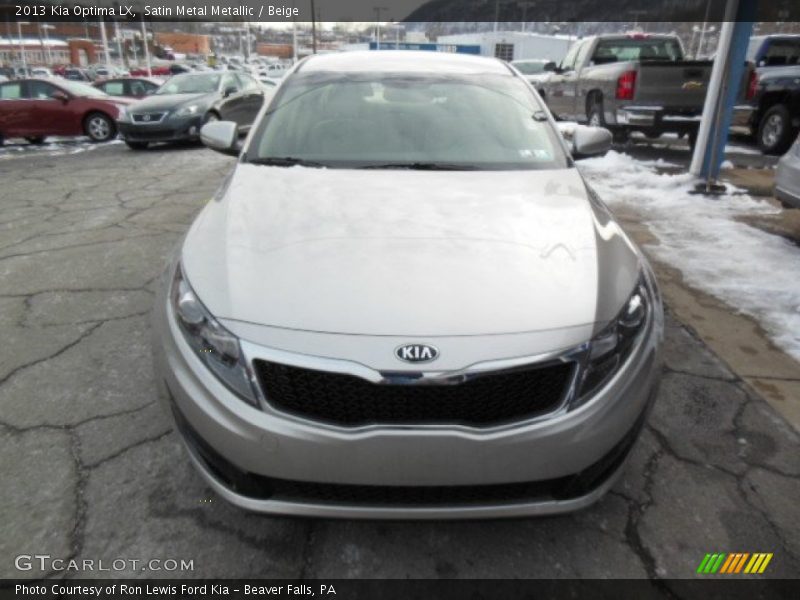 Satin Metal Metallic / Beige 2013 Kia Optima LX