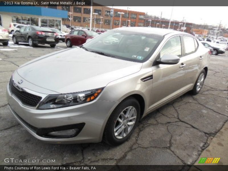 Satin Metal Metallic / Beige 2013 Kia Optima LX