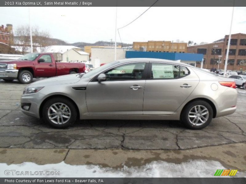 Satin Metal Metallic / Beige 2013 Kia Optima LX