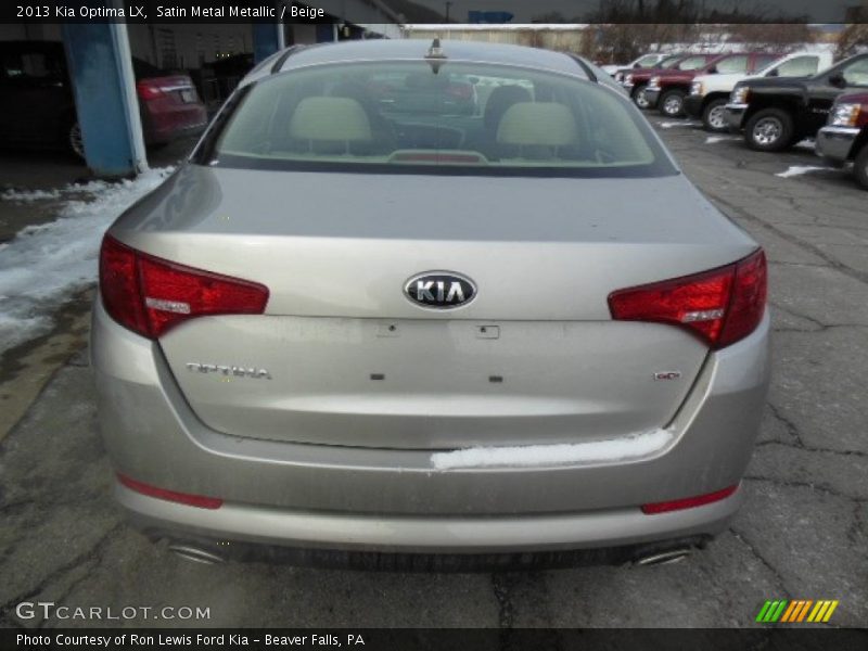 Satin Metal Metallic / Beige 2013 Kia Optima LX