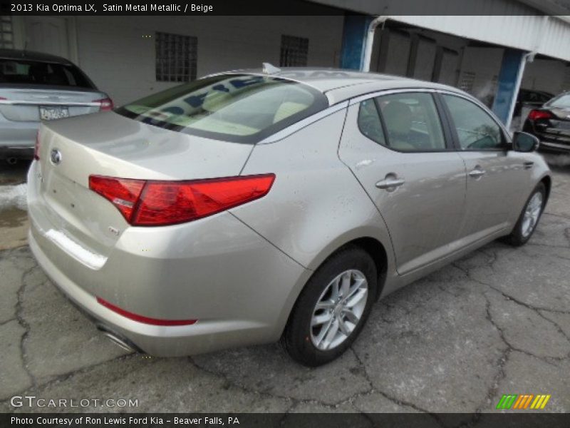 Satin Metal Metallic / Beige 2013 Kia Optima LX