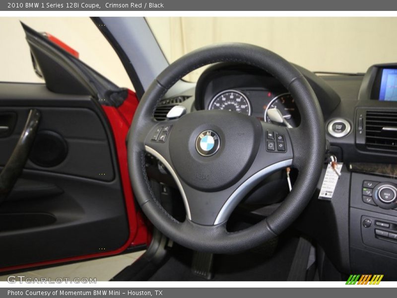 Crimson Red / Black 2010 BMW 1 Series 128i Coupe