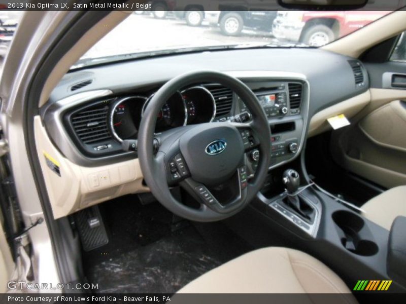 Satin Metal Metallic / Beige 2013 Kia Optima LX