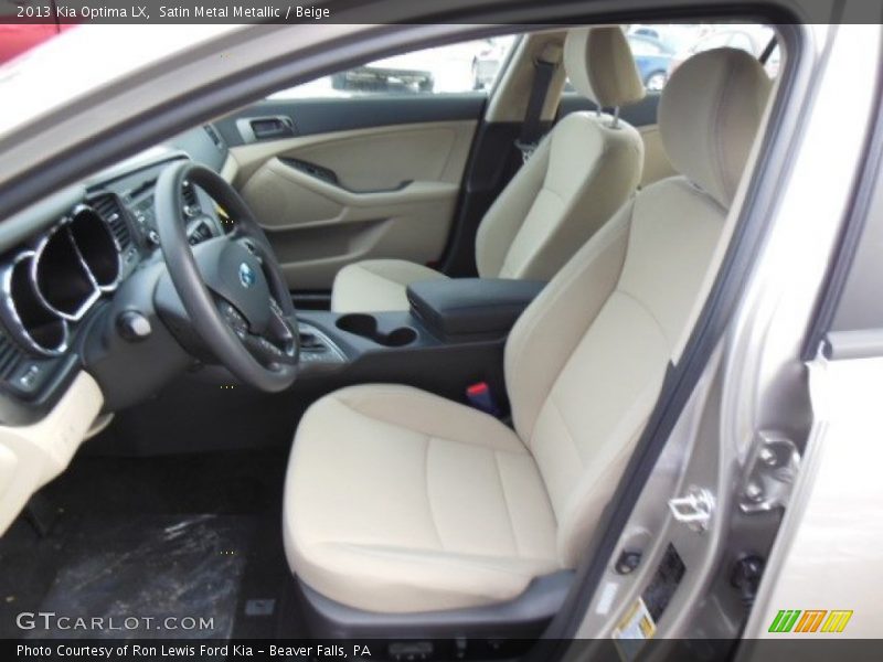 Satin Metal Metallic / Beige 2013 Kia Optima LX