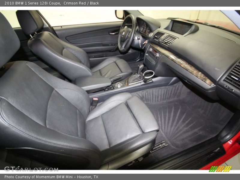 Crimson Red / Black 2010 BMW 1 Series 128i Coupe
