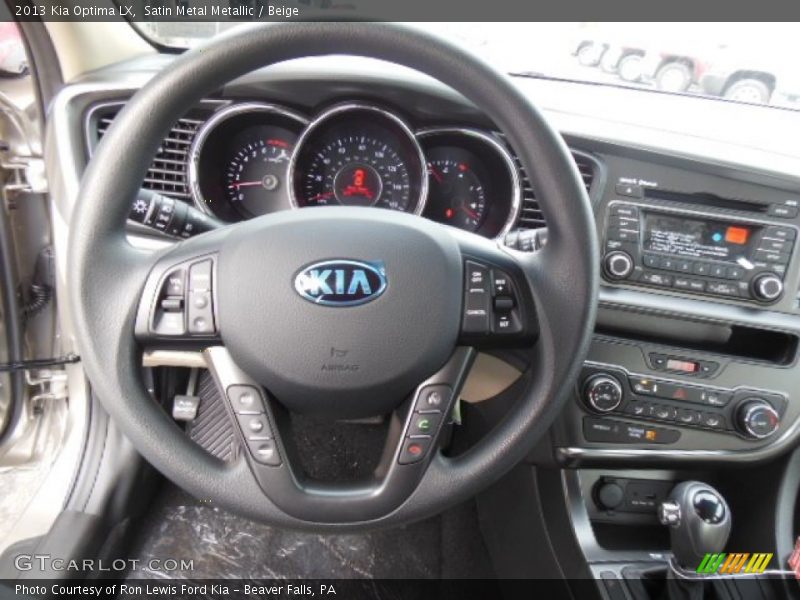 2013 Optima LX Steering Wheel