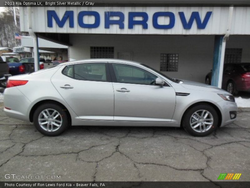 Bright Silver Metallic / Gray 2013 Kia Optima LX