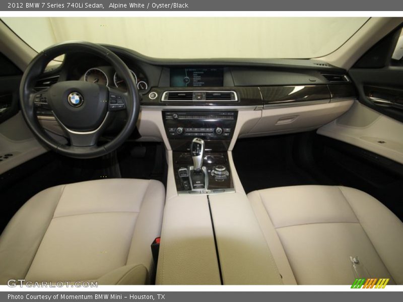 Alpine White / Oyster/Black 2012 BMW 7 Series 740Li Sedan