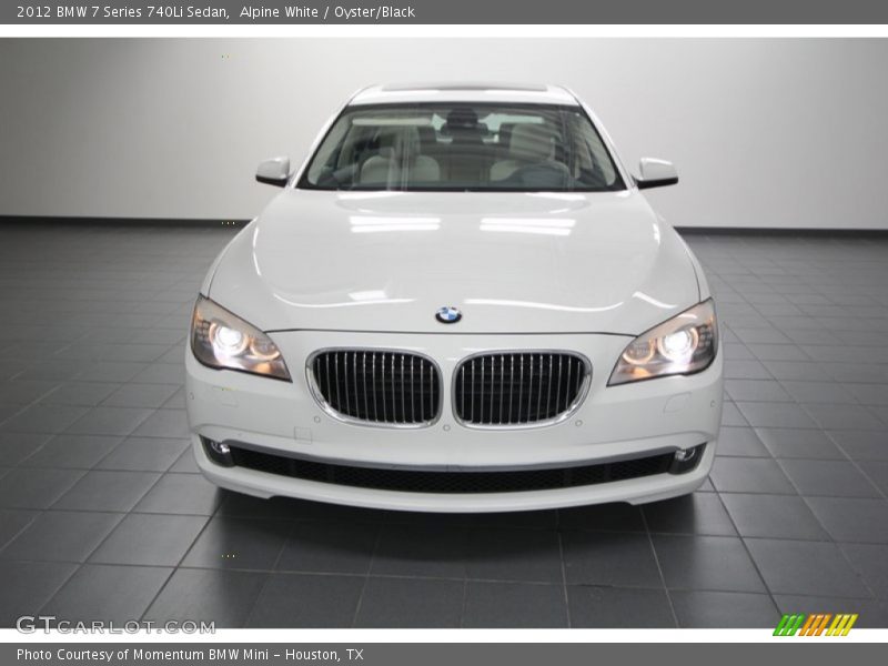 Alpine White / Oyster/Black 2012 BMW 7 Series 740Li Sedan