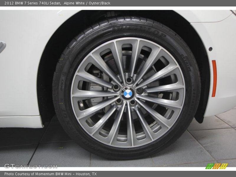 Alpine White / Oyster/Black 2012 BMW 7 Series 740Li Sedan