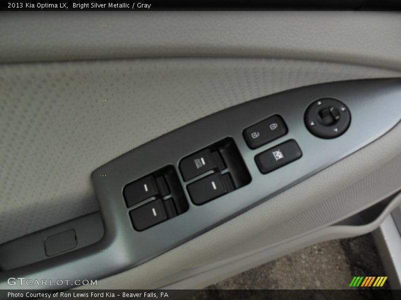 Bright Silver Metallic / Gray 2013 Kia Optima LX