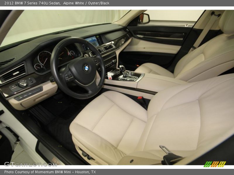 Alpine White / Oyster/Black 2012 BMW 7 Series 740Li Sedan