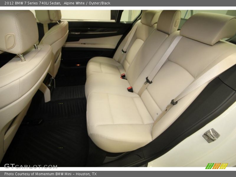 Alpine White / Oyster/Black 2012 BMW 7 Series 740Li Sedan
