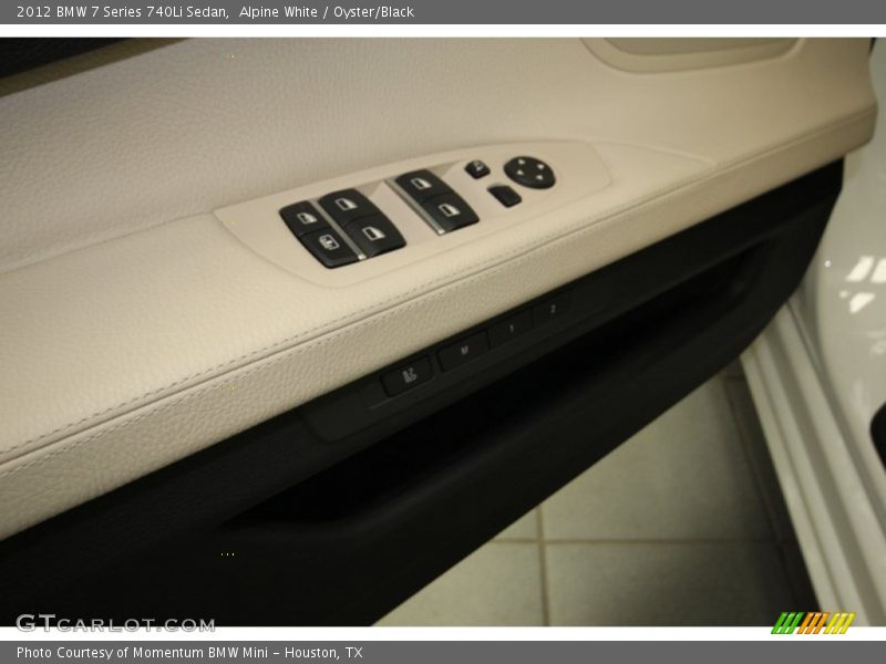 Alpine White / Oyster/Black 2012 BMW 7 Series 740Li Sedan