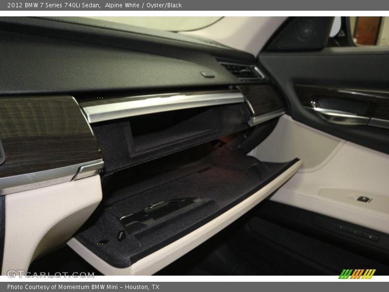 Alpine White / Oyster/Black 2012 BMW 7 Series 740Li Sedan