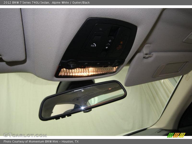 Alpine White / Oyster/Black 2012 BMW 7 Series 740Li Sedan