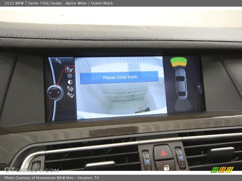 Alpine White / Oyster/Black 2012 BMW 7 Series 740Li Sedan
