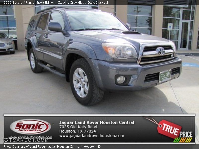 Galactic Gray Mica / Dark Charcoal 2006 Toyota 4Runner Sport Edition